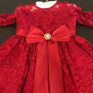 NWOT🌺Rare Editions holiday dress 12M